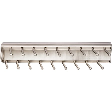 Hardware Resources Satin Nickel 14" Tie Rack 355T-SN